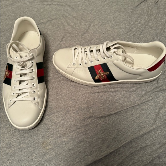 GUCCI MEN'S ACE SNEAKER WITH EMBROIDERY - Picture 2 of 9